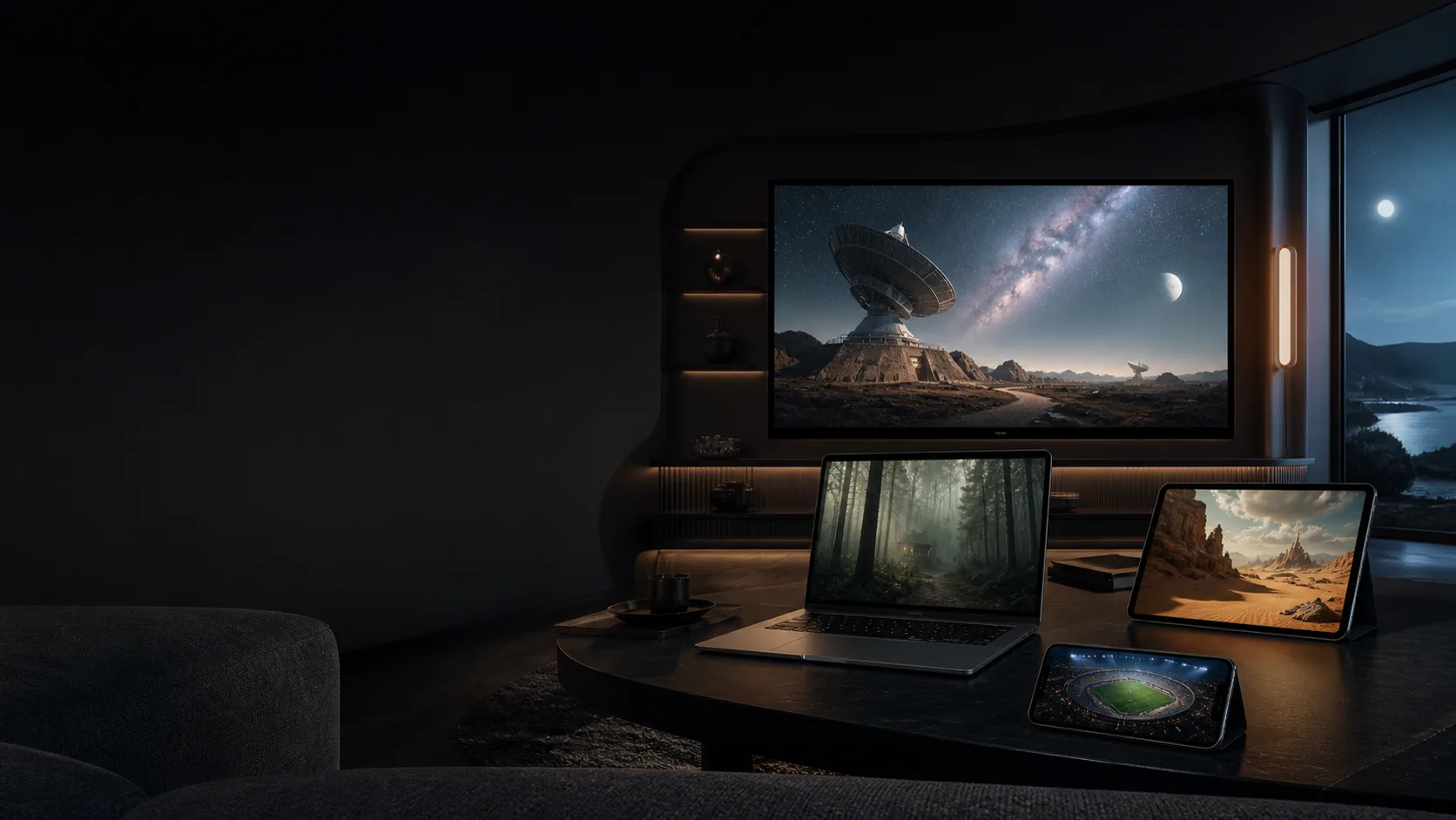 IPTV BURO em televisão, computador, tablet e celular